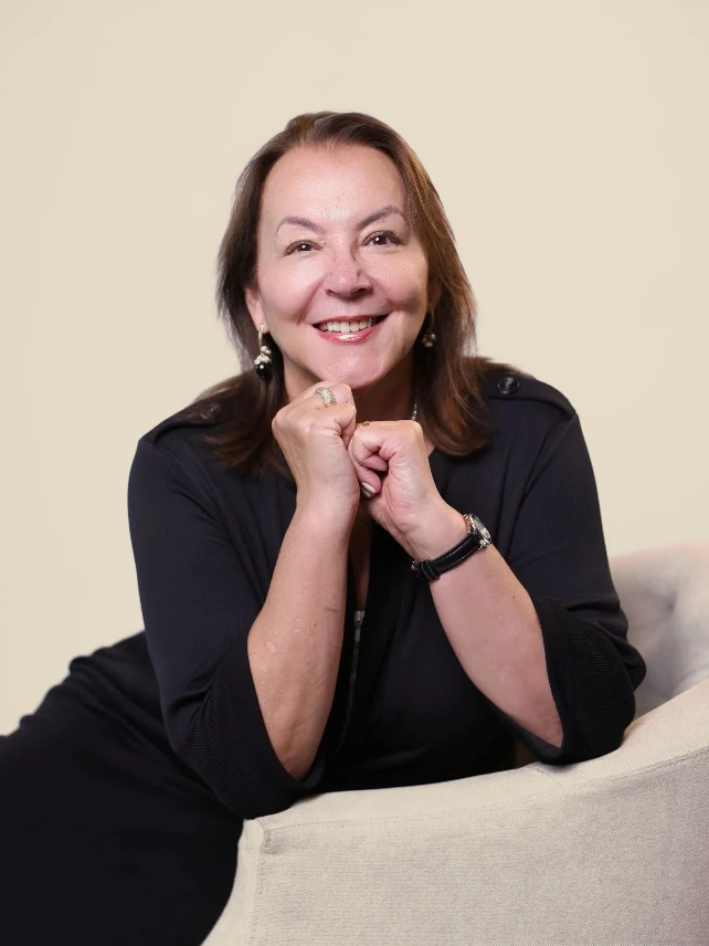 Eliana Queiroz no escritório em Santo André